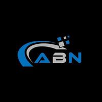 diseño creativo del logotipo de la letra abn. un diseño único. vector