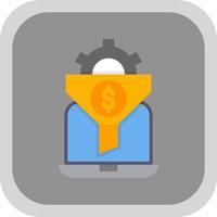 Conversion Rate Optimizer Vector Icon Design
