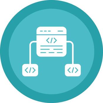 diseño de icono de vector de marco de código