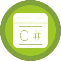 C Sharp Vector Icon Design