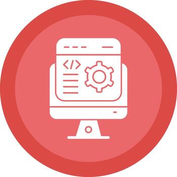 diseño de icono de vector de desarrollador de software