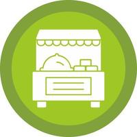 Food Stand Vector Icon Design