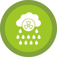 diseño de icono de vector de lluvia ácida