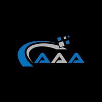 AAA letter logo creative design. AAA unique design. vector