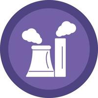 diseño de icono de vector de contaminación de chimenea