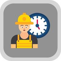 diseño de icono de vector de horas de trabajo