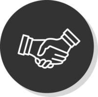 Handshake Vector Icon Design