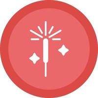 Sparkler Vector Icon Design