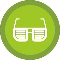 diseño de icono de vector de gafas divertidas