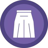 Long Skirt Vector Icon Design