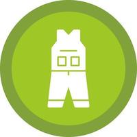 Coverall Clothes Vector Icon Design