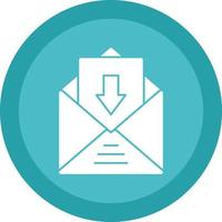 Inbox Vector Icon Design