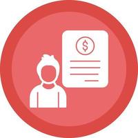 Auditor Vector Icon Design