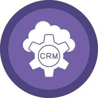 diseño de icono de vector crm