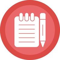 Taking Notes Vector Icon Design