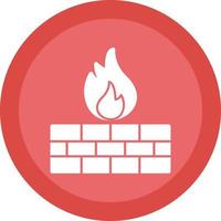 Firewall Vector Icon Design