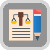 Legal Document Vector Icon Design