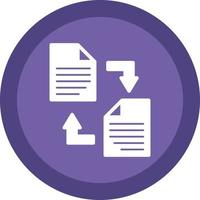 Documents Exchange Vector Icon Design