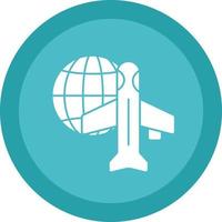 Worldwide Shipping Air Vector Icon Design