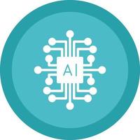 Artificial Intelligence Vector Icon Design