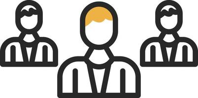 Community Work Vector Icon Design