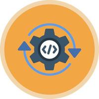 Continuous Integration Vector Icon Design