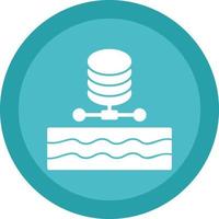 Data Lake Vector Icon Design