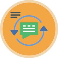 Feedback Loop Vector Icon Design