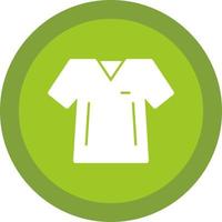 diseño de icono de vector de camisa con cuello en v