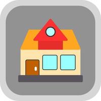 Bungalow Vector Icon Design