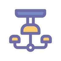 lamp icon for your website design, logo, app, UI. vector