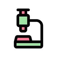 microscopio icono para tu sitio web diseño, logo, aplicación, ui vector