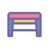 mesa icono para tu sitio web diseño, logo, aplicación, ui vector