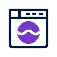 washing machine icon for your website, mobile, presentation, and logo design. vector