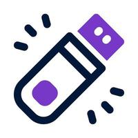 flash drive icon for your website, mobile, presentation, and logo design. vector