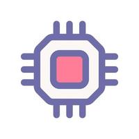 cpu icon for your website design, logo, app, UI. vector