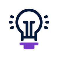 light bulb icon for your website, mobile, presentation, and logo design. vector