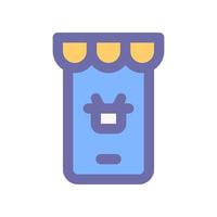 online shop icon for your website design, logo, app, UI. vector