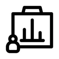 presentation icon for your website, mobile, presentation, and logo design. vector