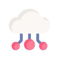 nube icono para tu sitio web diseño, logo, aplicación, ui vector