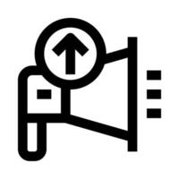 megaphone icon for your website, mobile, presentation, and logo design. vector