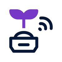 smart plant icon for your website, mobile, presentation, and logo design. vector