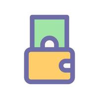 wallet icon for your website design, logo, app, UI. vector