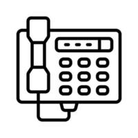 telephone icon for your website, mobile, presentation, and logo design. vector