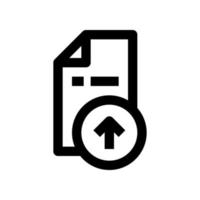 file upload icon for your website, mobile, presentation, and logo design. vector