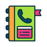 phone book icon for your website, mobile, presentation, and logo design. vector