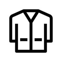 lab coat icon for your website, mobile, presentation, and logo design. vector
