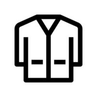 lab coat icon for your website, mobile, presentation, and logo design. vector