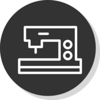 Sewing Machine Vector Icon Design