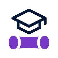 graduation icon for your website, mobile, presentation, and logo design. vector